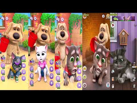 Talking Tom 2016 vs 2026 Tom Angela Becca Do Talking Tom
