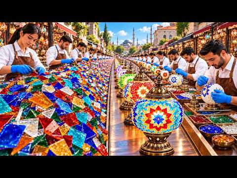 How Turkish Mosaic Lamps Are Made