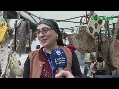 Bursa da Meydan Kadınların pazarı 21 inci kez kuruldu