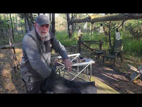Adjustable Camping Table Lightweight Stable Aluminum