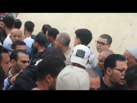 Funeral held for Egyptian flight attendant killed in strike