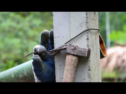 6 months pregnant building a farm making a new house for