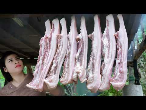 Full video of 30 days living alone on a farm cooking and