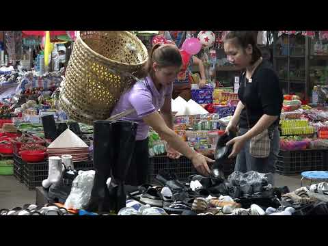 112 pick Jiaogulan vegetables go to the market to buy