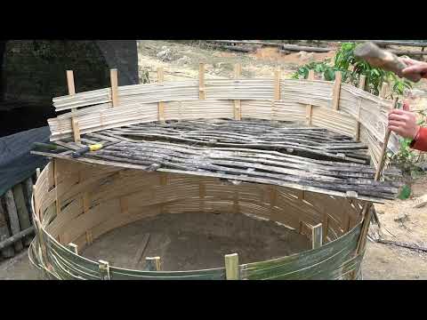 123 How to Raise Chickens Build a Bamboo House for Newly