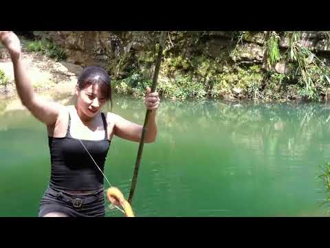 How to catch stream fish Skills of trapping fish fishing