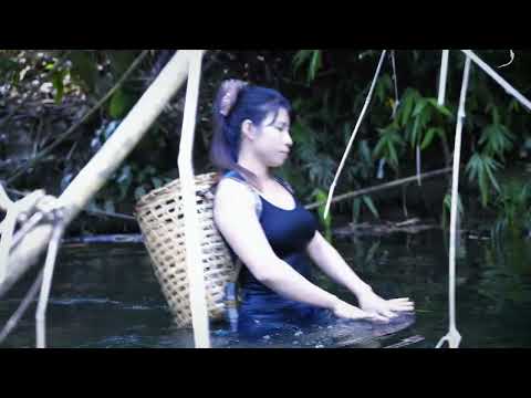 Full video of 100 days of catching fish and building a farm