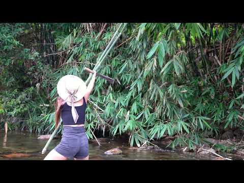 Instructions on how to make a simple fish trap or cage