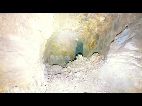 Feet Underground in a Year Old Mine Cage