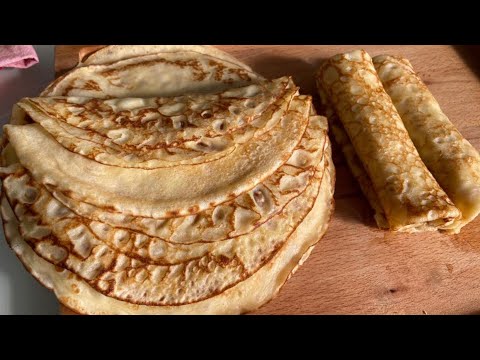KAHVALTI ve ÇAY SAATLERİNİZ için ŞAHANE KREMALI KREP tarifi