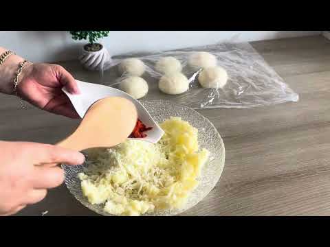 MAYASIZ PATATES Dolgulu Balon Bazlama İster Kahvaltıya