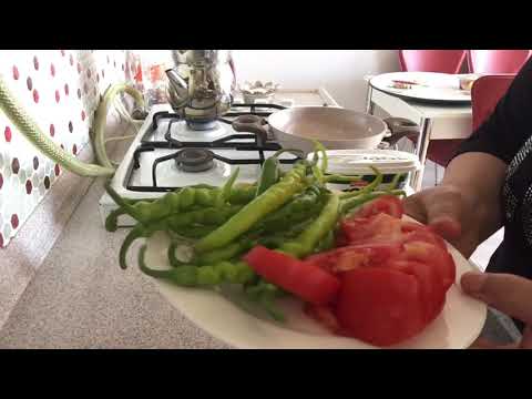 Evime geldim kahvaltılık hazırladım