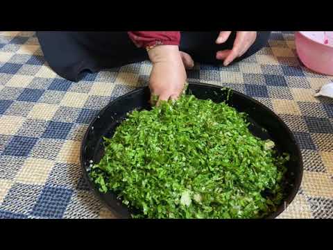 KÖYDE SON GÜNÜMÜZ El AÇMASI ISPANAKLI BÖREK YAPTIK Annemle