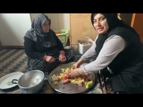 Köyüme Geldim Annemle İftara Fırında patatesli Tavuk