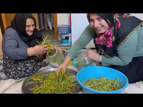 85 YAŞINDAKİ ANNEMDEN TURŞU Tarifi 10 KG FASÜLYE BİBER