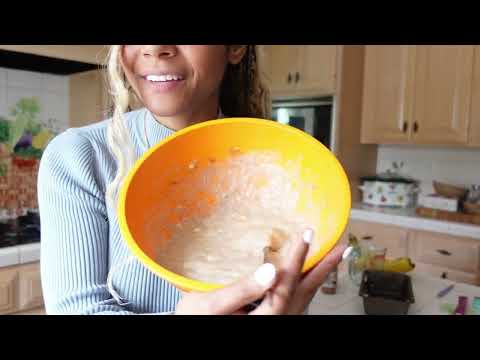 Baking While Baked Banana Bread