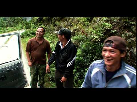 Chine survivre sur la route du Yong