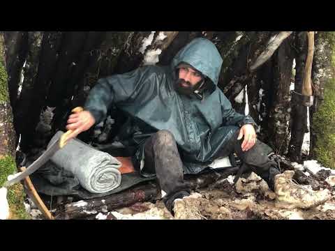 Trapped in Snowstorm 3 Days Alone in the Wild Forest Will I