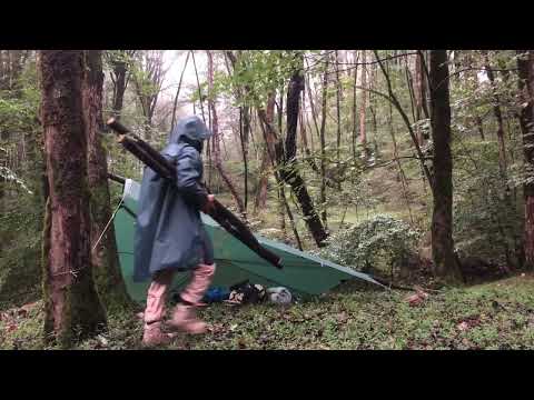 Caught in a Heavy rainforest no tent no sleeping bag
