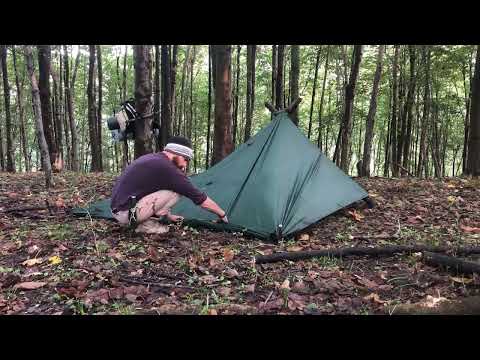 solo camping ASMR Solo Camping in the Autumn Forest