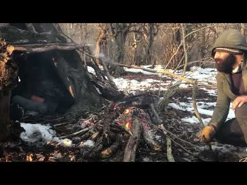 4 Days Trapped in 33 C Blizzard Extreme Winter Survival