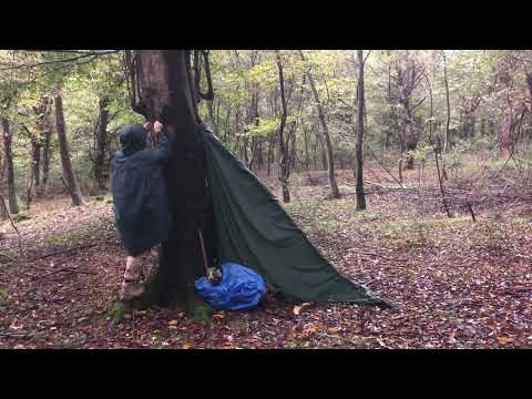 camping in the rain solo camping in rain strom