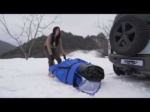 SNOW CAMPING WITH THE COMFORT OF HOME IN A NEW TENT