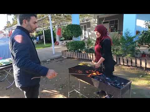 KÖY EVİMİZDE YEMEK DAVETİ SICAK SOBALI ANNEM KÖY EVİ