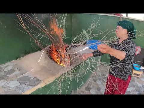 TEYZEM İLE ANNEM SON GÜN KÖY TANDIRI BİBERLİ EKMEK KÖY