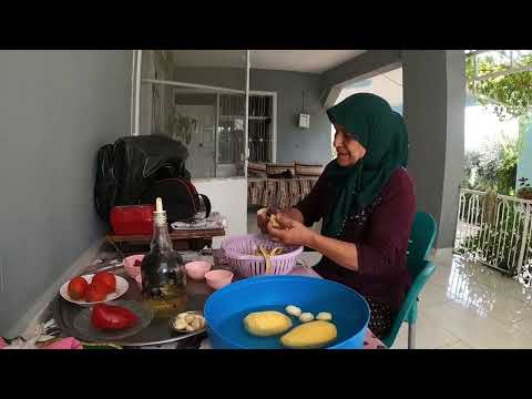ÇEŞİT ÇEŞİT KUZU ETİ İLE YAPILAN ÖĞLEN YEMEĞİ ANNEM KÖY EVİ