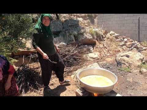 NENEM KÖY EVİ BÜYÜK KAZANLARDA YEMEK DAVETİ ANNEM İLE DAYIM