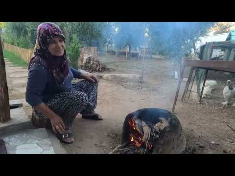 HALAM DOĞUM HABERİNİ ALDI ANNEM VE HALAM ŞEKERLİ KÖY EKMEK