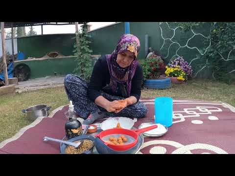 Sıcak Sobalı Gelin ile Kayınvalide Evi Köyde Kış Ayı En