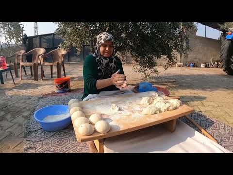 GELİN GÖRÜMCE NEFİS YUFKA EKMEĞİ YAPIMI KÖYDE KOMŞULAR