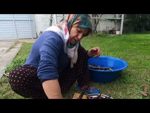 Yağmurlu Gün Annemin Sobalı Köy Evi Lezzetli Akşam Yemeği