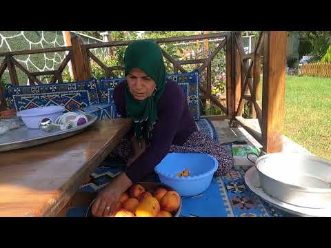 KÖYDE KIŞA HAZIRLIK NEKTARİ HASADI NEKTARİ PESTİL YAPIMI