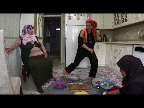 ABLAMIN EVİNDE YEMEK DAVETİ TEYZEM İLE NENEM DOLU DOLU