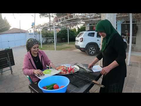KÖYDE HALAM İLE ANNEM EL AÇMASI KÖY EKMEĞİ İLE LEZZETLİ