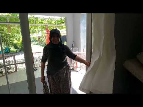KURBAN BAYRAMI KÖY EVİ TEMİZLİĞİ PERDELER TAKILDI ANNEM EVİ