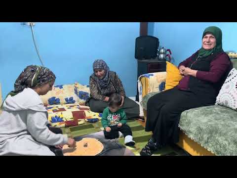 HALAM İLE ŞULE YİNE ORTALIĞI KARIŞTIRDI SOBADA KÖY EKMEĞİ