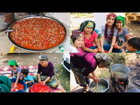 Yemek lik kışlık hazırlığı günlük vlog