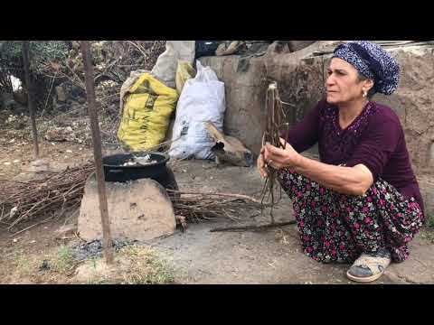 Odun ateşinde Öğlen yemeği günlük vlog mücver yemeği