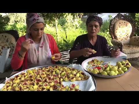 KÖY EVİ ORGANİK DOĞAL İNCİR REÇELİ YAPTIK