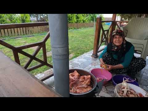 BİDON BİDON KÖMBEMİZİ YAPTIK SAKLADIK ODUN ATEŞİNDE YENİ