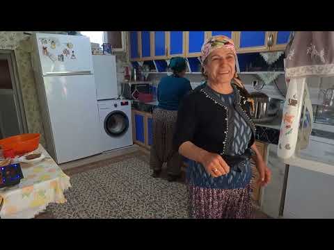 KÖYDE ODUN ATEŞİNDE TANDIR EKMEĞİ YAPIMI İFTAR YEMEĞİ