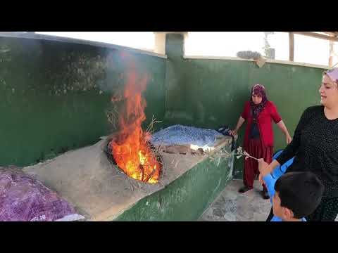 Köy Hayatı Tandır Ekmeği Biberli Ekmeği Yapımı Gelin