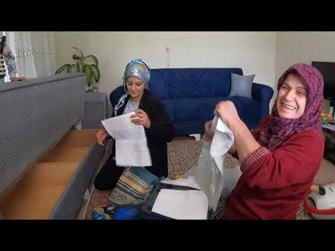 ANNEM İN EVİ SÜPER DEĞİŞİM YENİ KOLTUK TAKIMI GELDİ GELİN