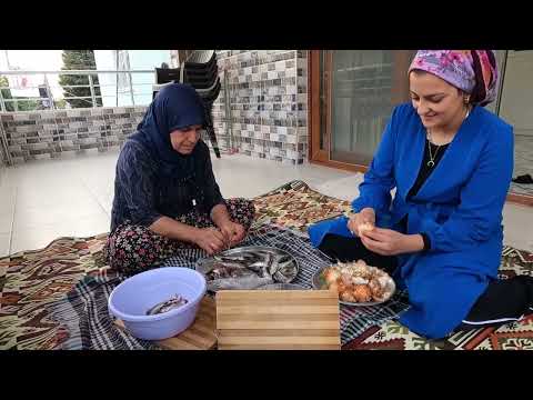 ANNEM KÖY EVİ 1 YIL SONRA LEZZETLİ BALIK YEMEĞİ Village