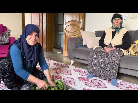 NENEM İLE ANNEM KÖY EVİ TAZE ISPANAKLI GÖZLEME YEMEĞİ ÇOBAN