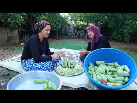 KÖYDE KIŞ İÇİN YAPILAN İNANILMAZ KABAK TARİFİ BU LEZZETE